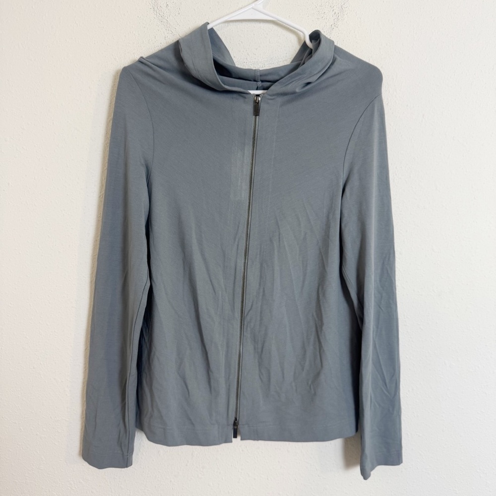 Oska grey zip up hoodie sweatshirt